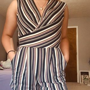 Stripped romper